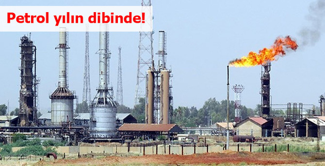 Brent petrol, yılın en düşük seviyesine geriledi