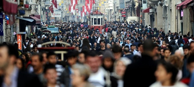 İstanbul'un nüfusu 130 ülkeyi geçti