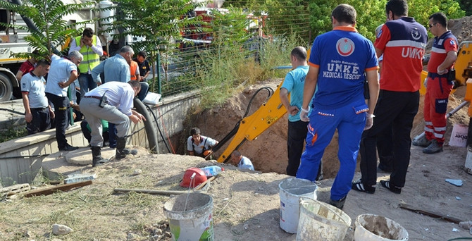 Tarım Bakanlığı'nın bina inşaatında göçük: 1 ölü