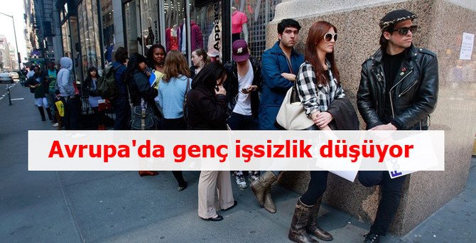 Avrupa'da 'genç işsiz' oranı 3 yılın en düşüğünde