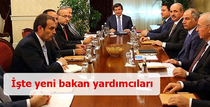 Bakan yardımcıları belli oldu