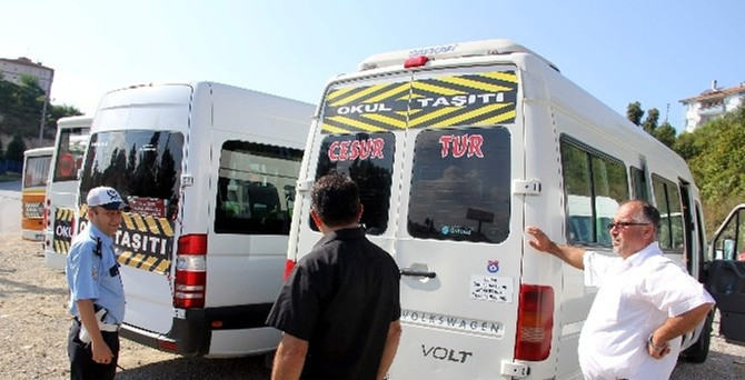 İstanbul'da okul servislerine denetim