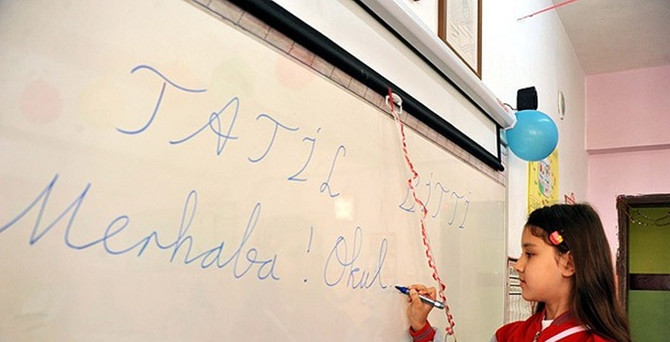İlk ders zili çaldı