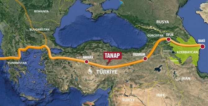 TANAP'ta ilk boru ağustosta bağlanacak