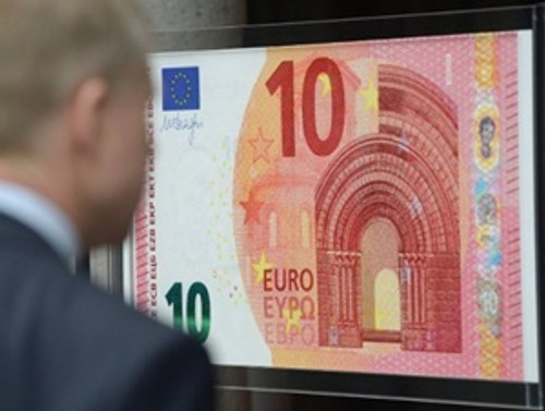 Yeni 10 euroluk banknot yarın tedavüle giriyor