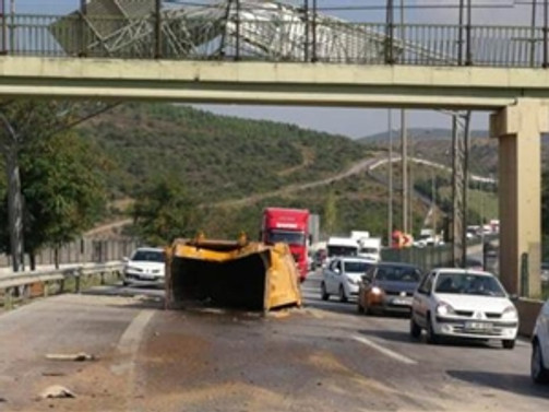 İstanbul'da yine damper kazası