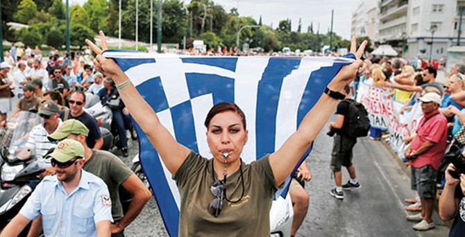 Yunanistan'da memurlar grevde