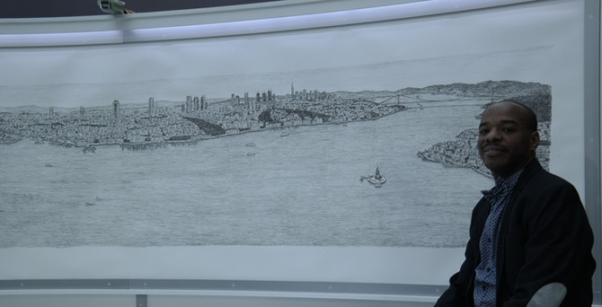 'Dahi Bellek', İstanbul'u çizdi