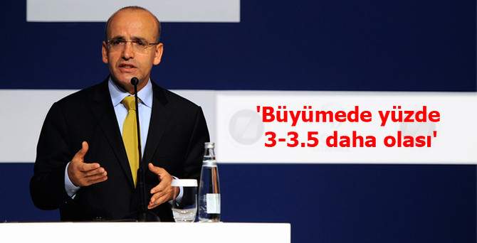 'Büyümede yüzde 3-3.5 daha olası'