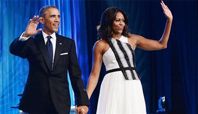 Obama çifti 22. yıllarını kutladı