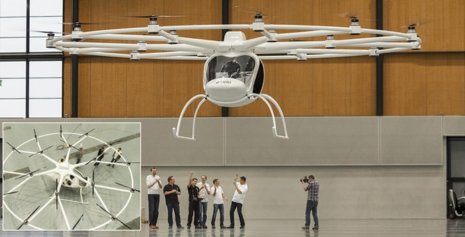 Volocopter ile ulaşımda uzay çağına ilk adım
