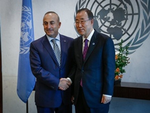 Dışişleri Bakanı Çavuşoğlu Ban ile görüştü