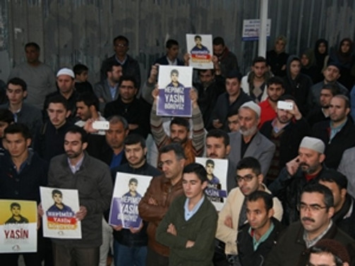 İstanbul'da "Yasin Börü" protestosu