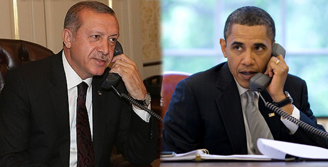 Erdoğan, Obama ile görüştü