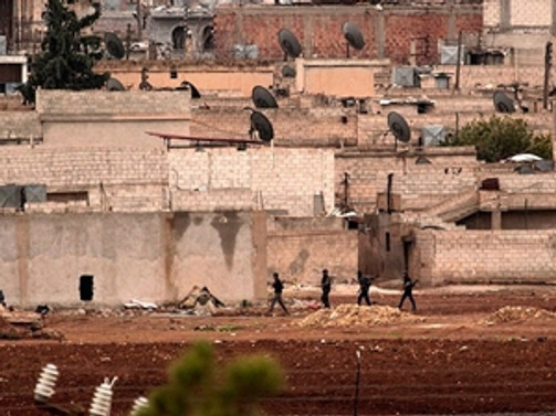 Kobani'de çatışmalar azaldı