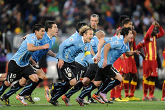 Uruguay yarı finale penaltılarla çıktı