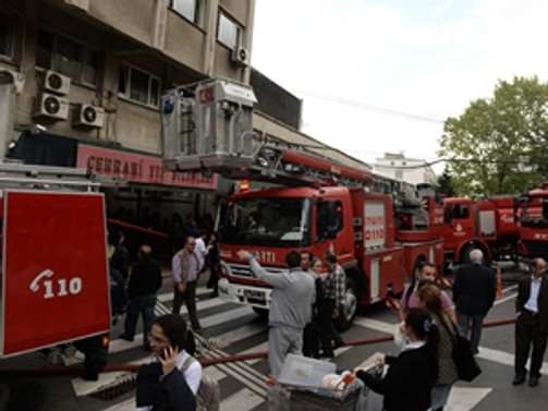 İÜ İstanbul Tıp Fakültesi Hastanesi'nde yangın