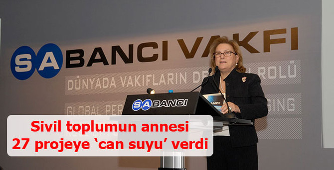 Sivil toplumun annesi, 27 projeye ‘can suyu’ verdi