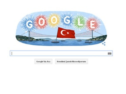 Cumhuriyet Bayramı doodle oldu