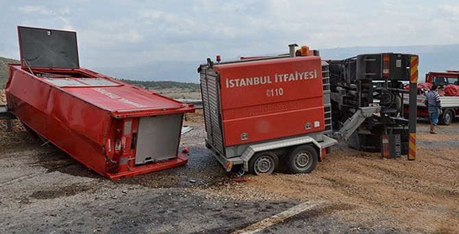 Madene giden 'ahtapot' kaza yaptı