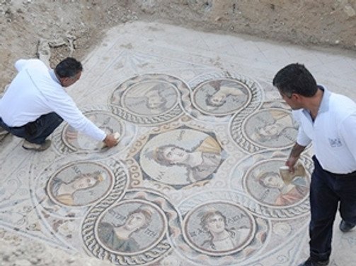 Zeugma Antik Kenti'nde 3 yeni mozaik bulundu