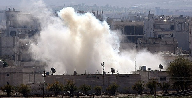 Kobani'de çatışmalar sürüyor