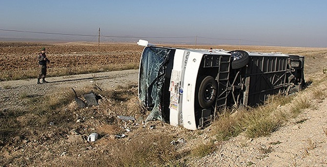 Geçen yıl 7 bin otobüs kazaya karıştı