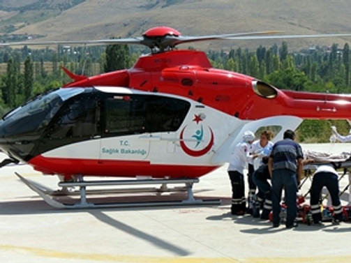 Hava ambulansıyla gece uçuşları başlıyor
