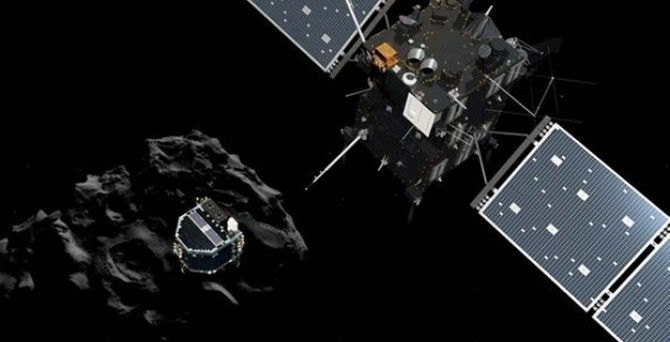 'Philae' uyku moduna geçti