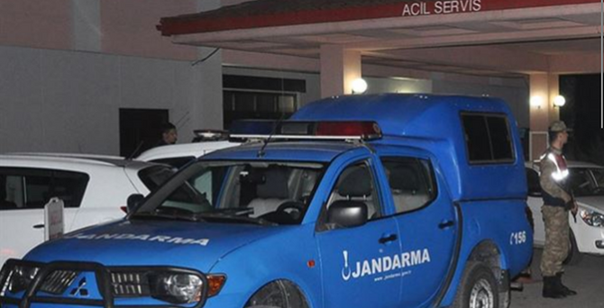 Jandarma er başından vuruldu!