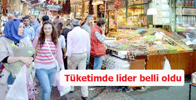 Tüketimde lider belli oldu