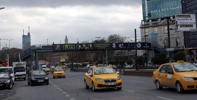 Sirkeci üst geçidi kaldırılıyor