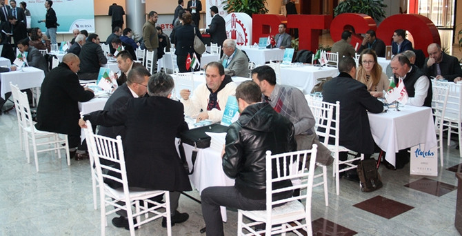 8 ülkeden 80 işadamı Bursa’da ikili iş görüşmeleri yaptı