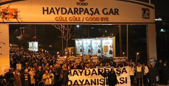 Haydarpaşa için yürüdüler