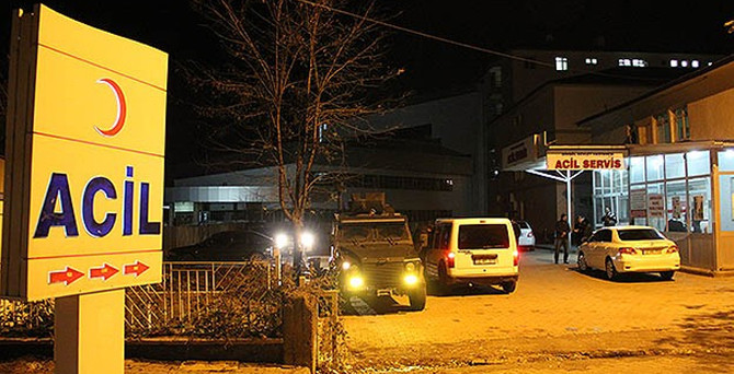 Çevik kuvvet şube müdürüne silahlı saldırı