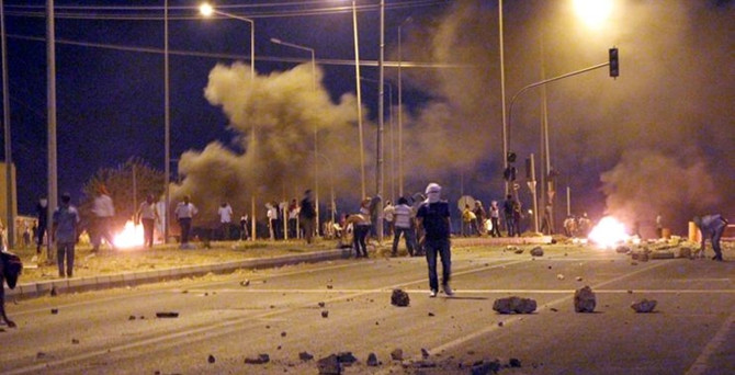 Diyarbakır'da olaylı IŞİD protestosu