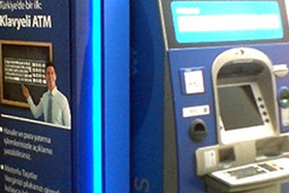 Klavyeli ATM'ler hizmete girdi
