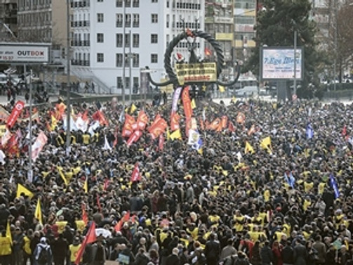 KESK ve DİSK'ten bütçe mitingi