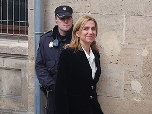 Prenses Cristina hakim karşısına çıkacak