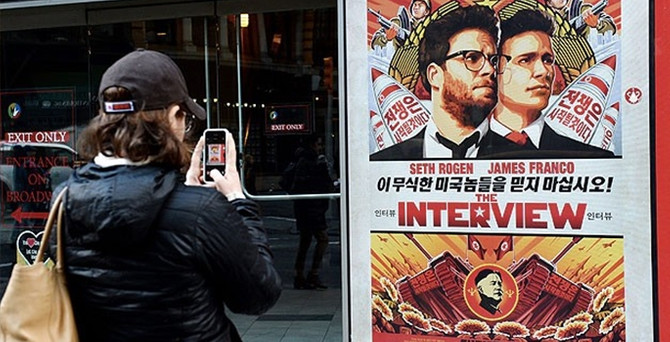 Sony'nin tartışmalı filmi internette gösterimde