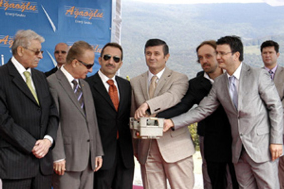 Ağaoğlu, Şah RES'in temelini attı