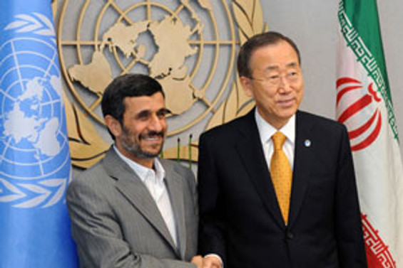 Ahmedinejad konuştu, batılılar salonu terk etti