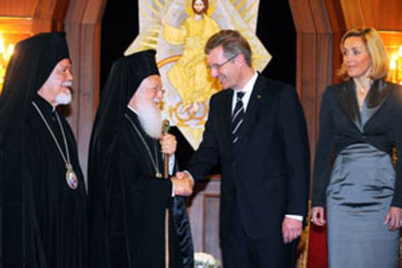 Wulff, Bartholomeos ile görüştü