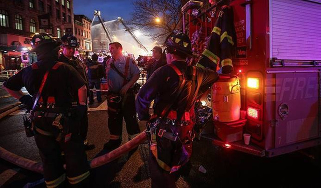 New York'ta doğalgaz patlaması