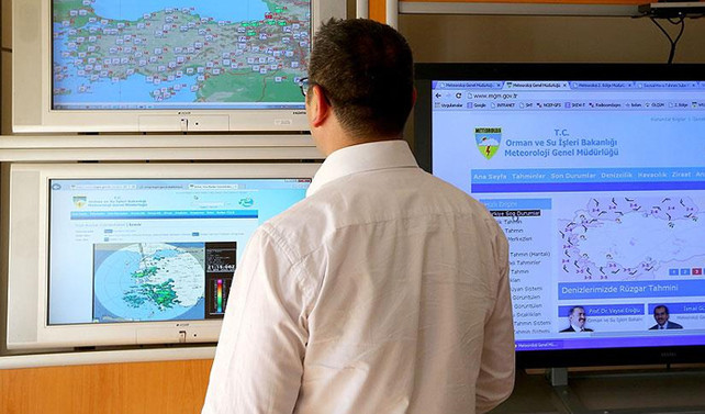 Meteoroloji'den saatlik tahmin uygulaması