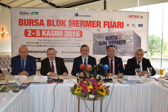 Bursa 2. Blok Mermer Fuarı Bursa'da başlıyor