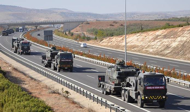 Askeri konvoyun bir bölümü Şanlıurfa'ya ulaştı