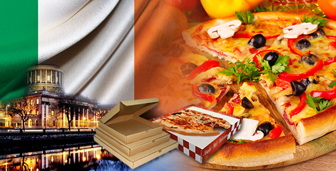 İrlanda’nın pizzaların kutusu bizden gidecek