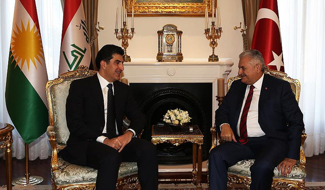 Barzani, Yıldırım'la görüştü