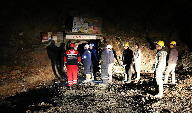 Denizli'de maden ocağında göçük